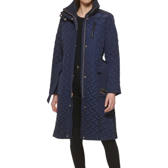 NWT Cole Haan Women's Signature Belted Jacket Small - Picture 1 of 6